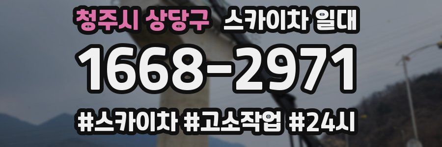 청주시 상당구 스카이차 일대