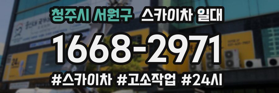 청주시 서원구 스카이차 일대