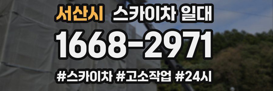 서산시 스카이차 일대