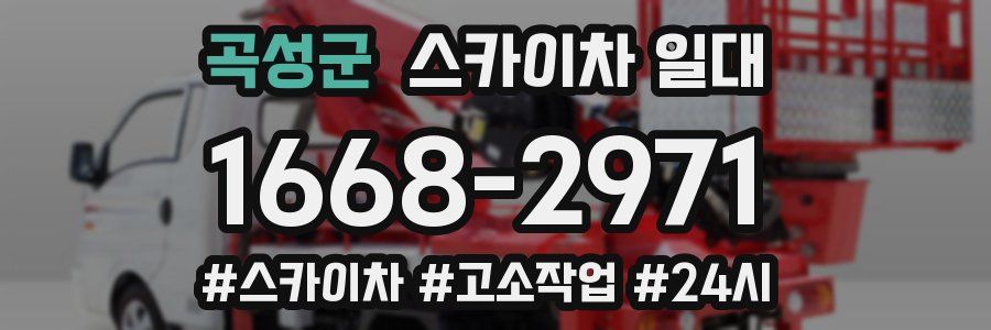 곡성군 스카이차 일대