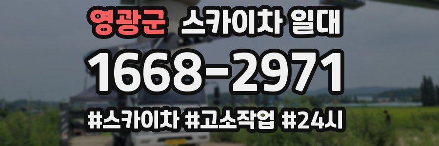 영광군 스카이차 일대