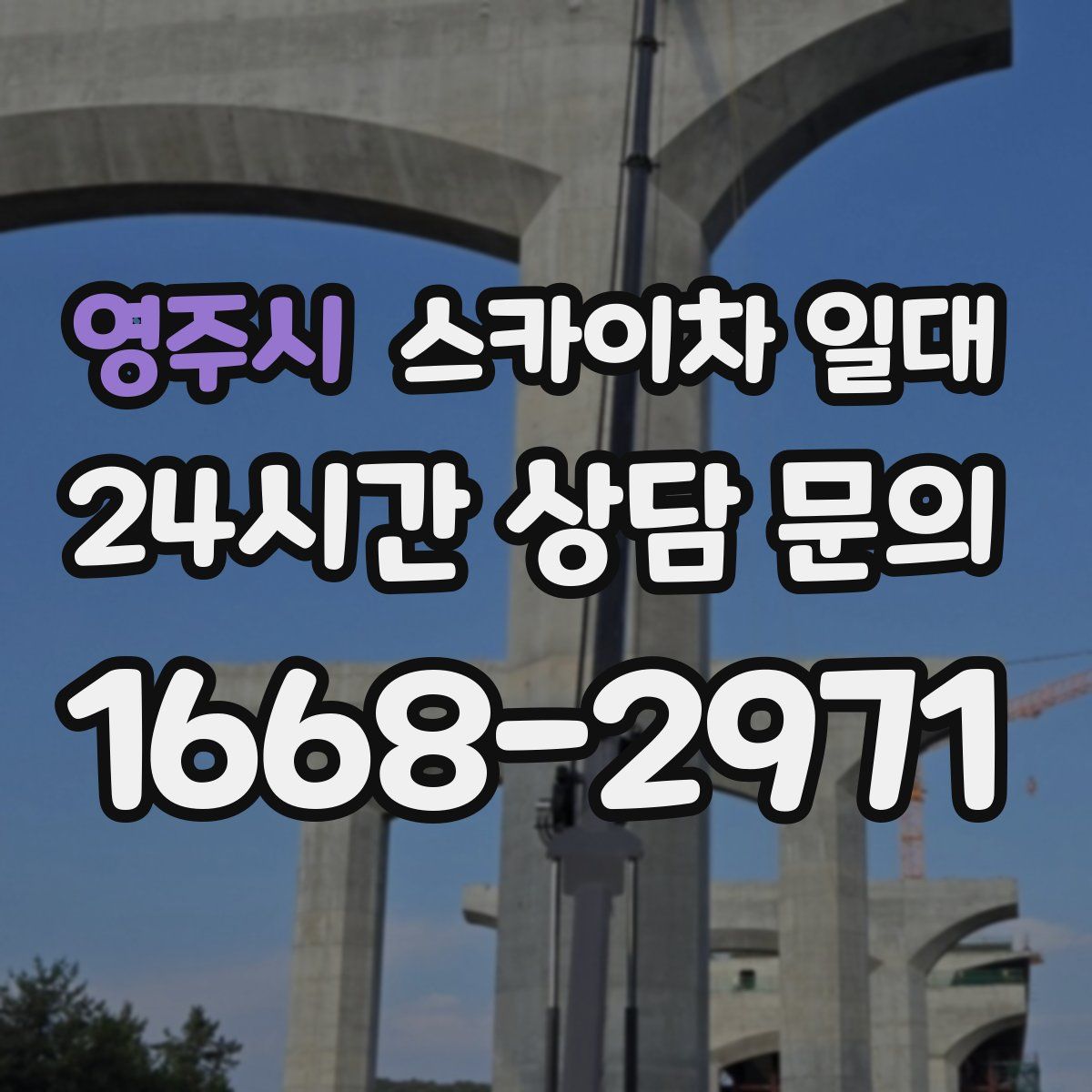 영주시 스카이차 일대