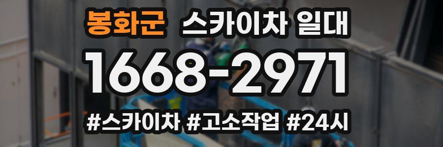 봉화군 스카이차 일대