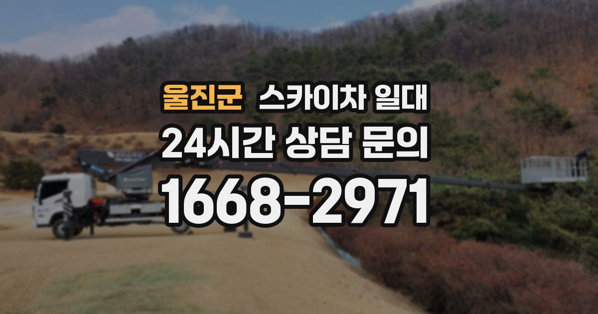 울진군 스카이차 일대