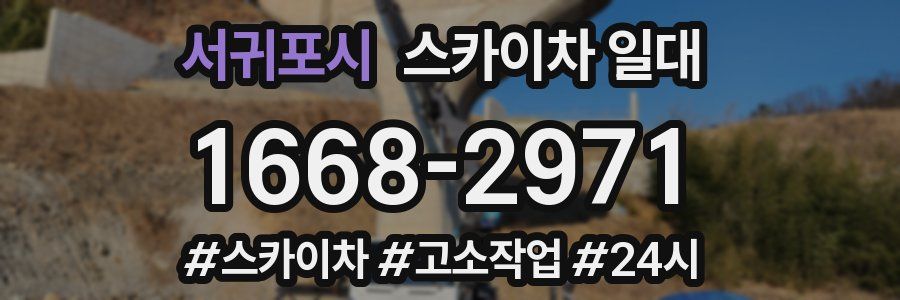 서귀포시 스카이차 일대