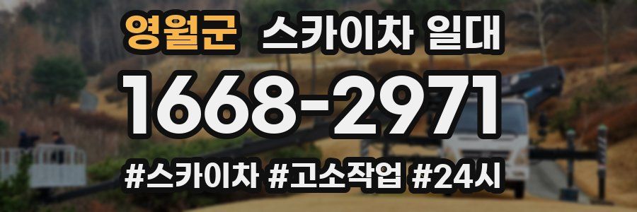 영월군 스카이차 일대