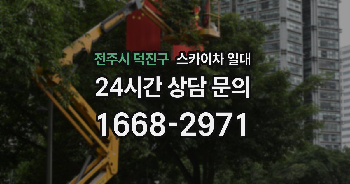전주시 덕진구 스카이차 일대