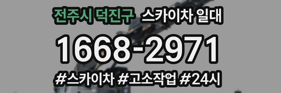 전주시 덕진구 스카이차 일대