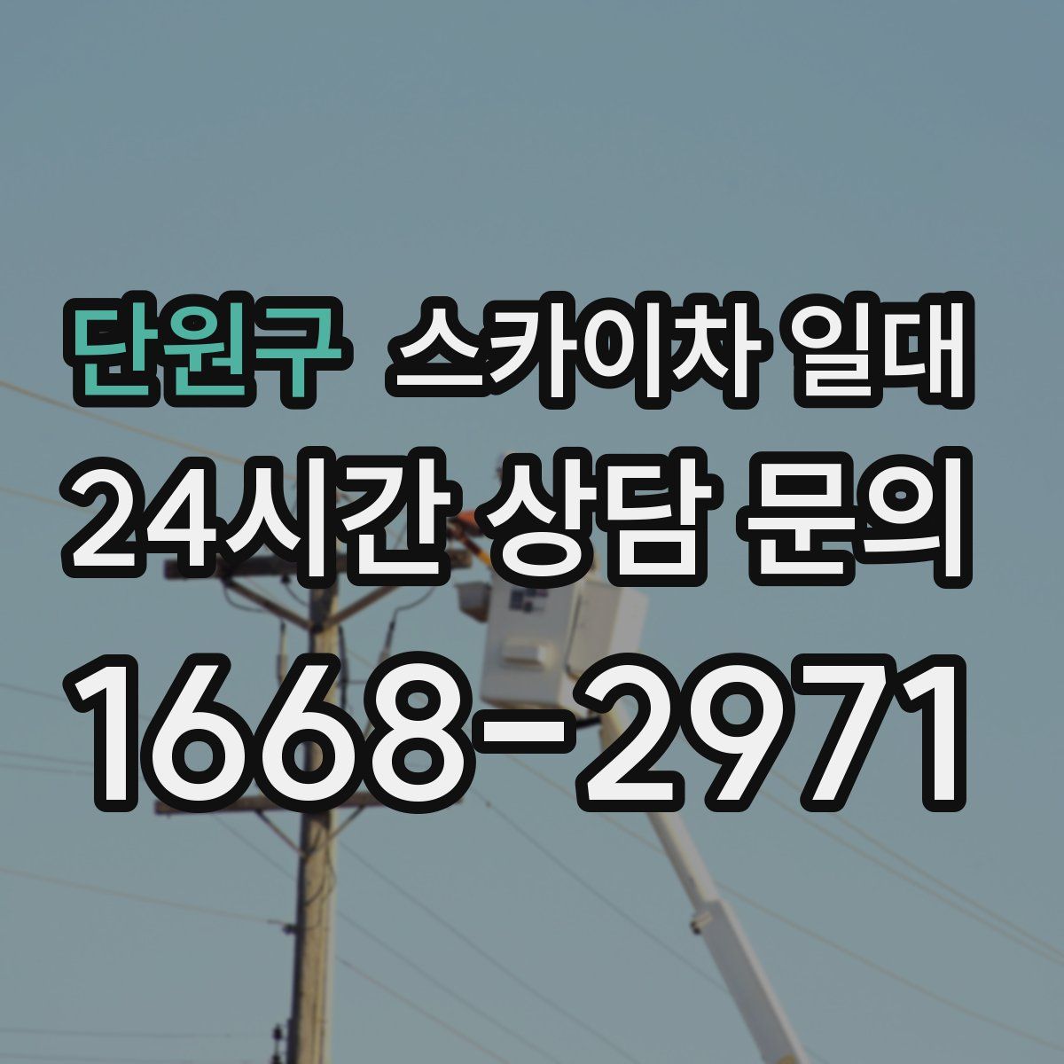 단원구 스카이차 일대