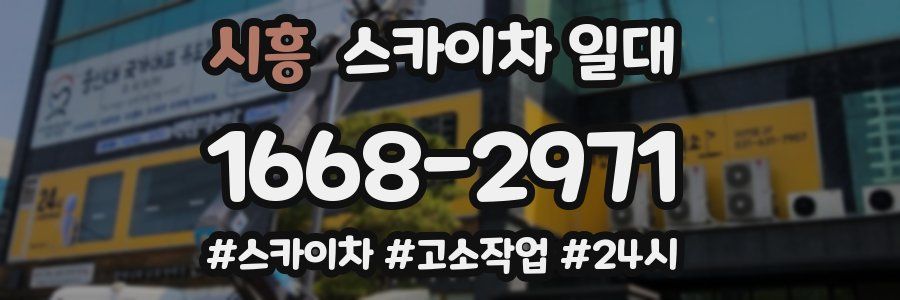 시흥 스카이차 일대