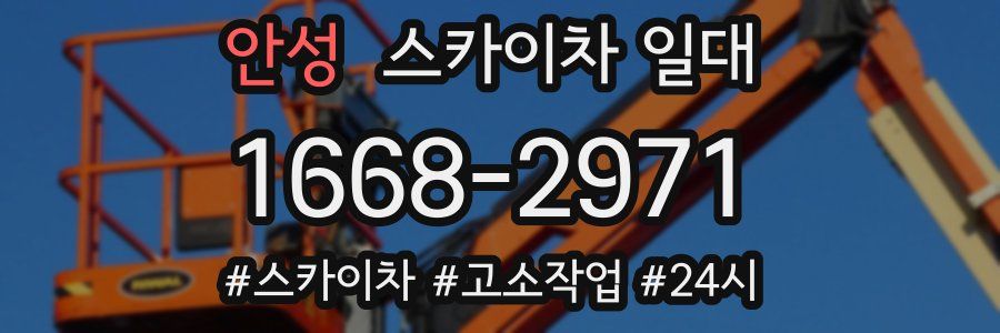 안성 스카이차 일대