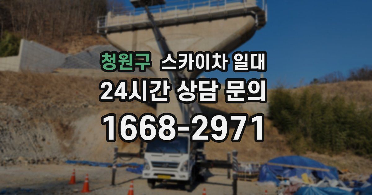 청원구 스카이차 일대