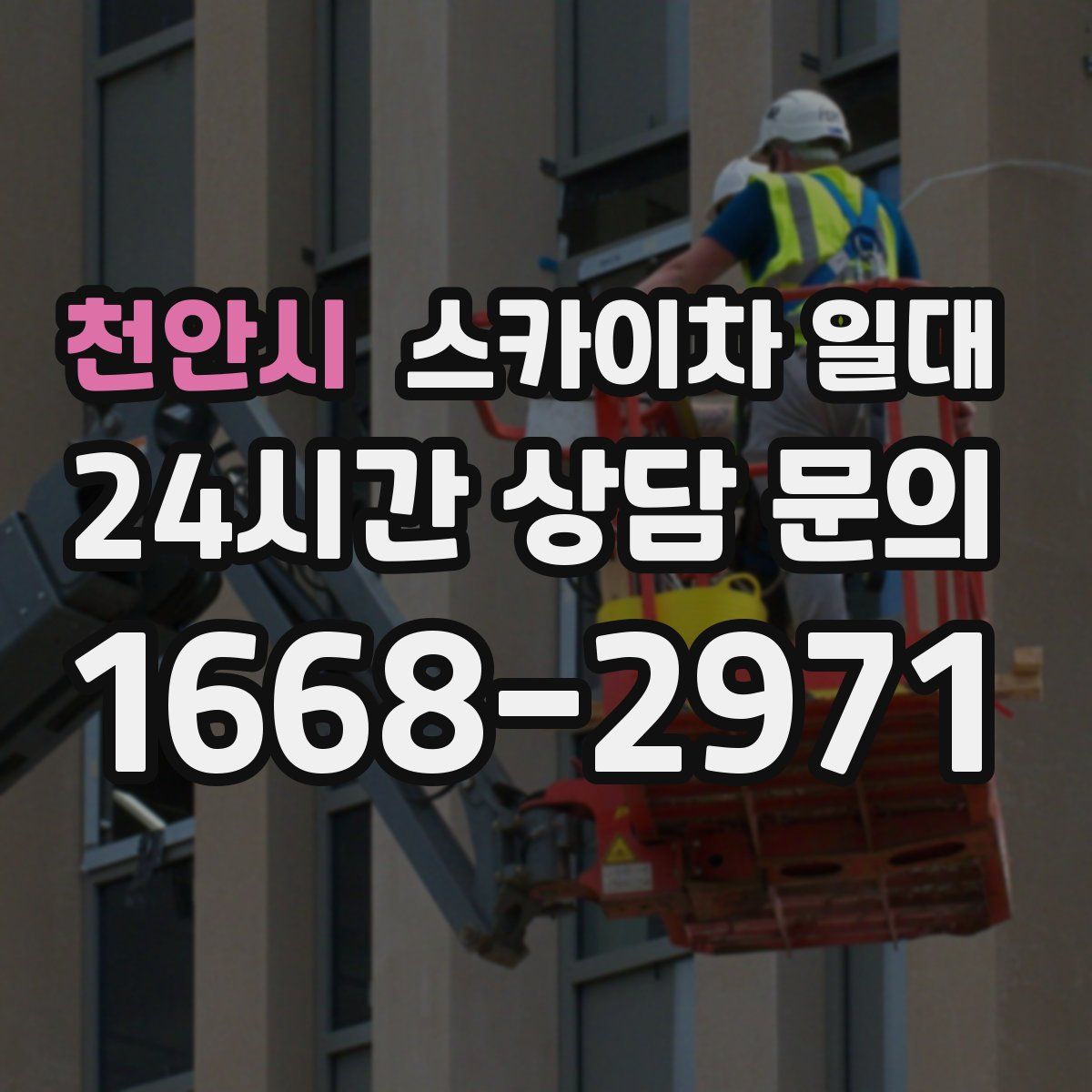 천안시 스카이차 일대