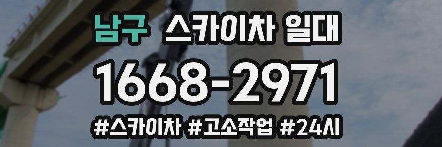 남구 스카이차 일대