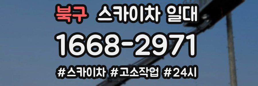 북구 스카이차 일대