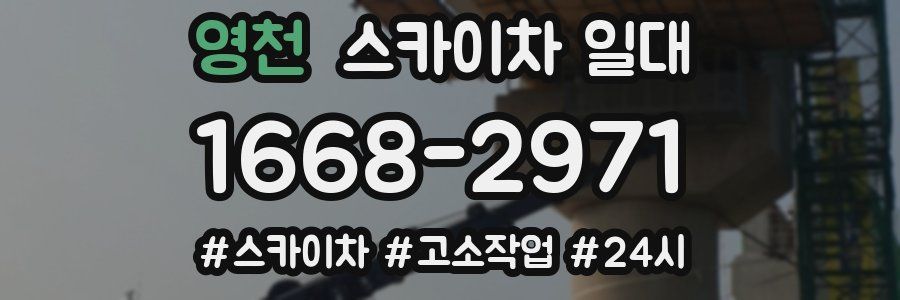 영천 스카이차 일대