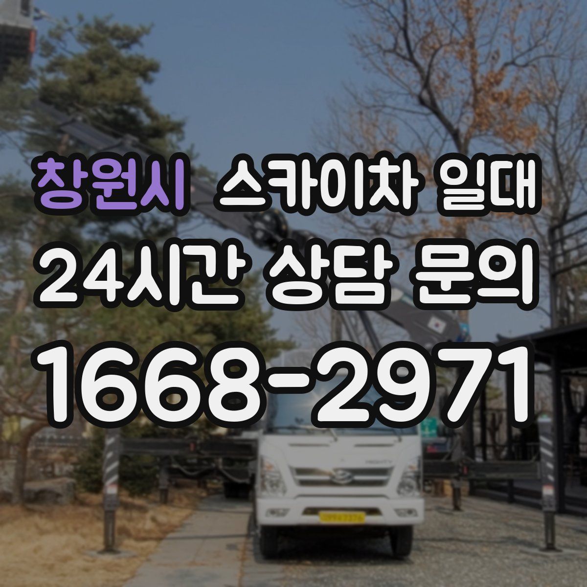 창원시 스카이차 일대