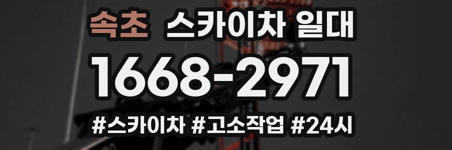 속초 스카이차 일대