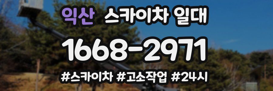 익산 스카이차 일대