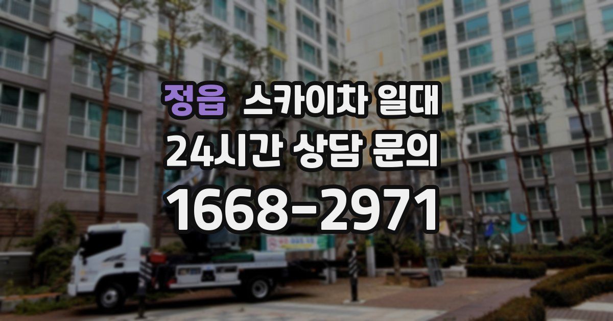 정읍 스카이차 일대