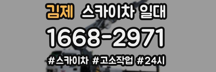 김제 스카이차 일대