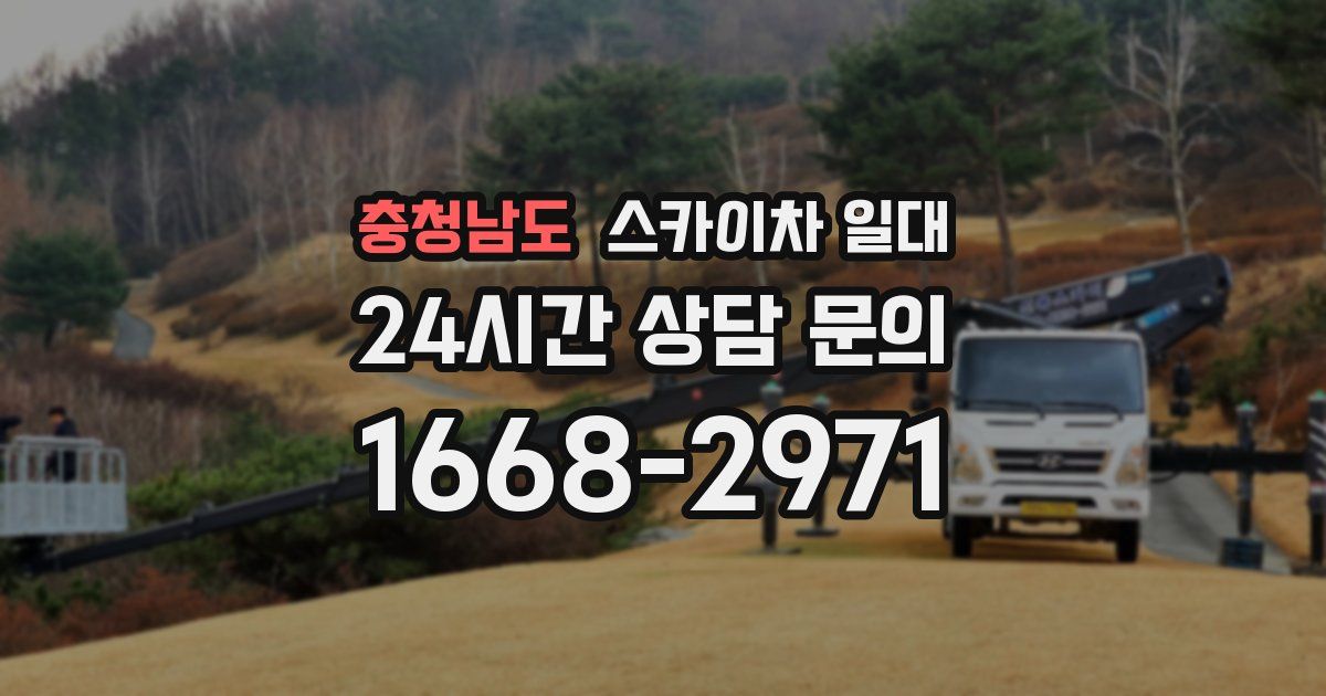충청남도 스카이차 일대