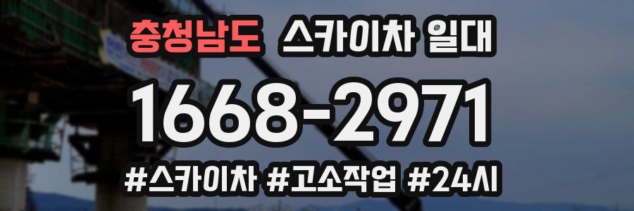 충청남도 스카이차 일대