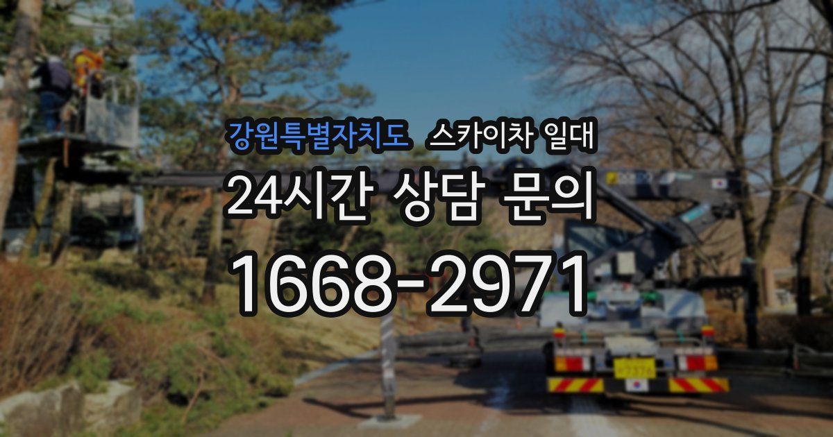 강원특별자치도 스카이차 일대