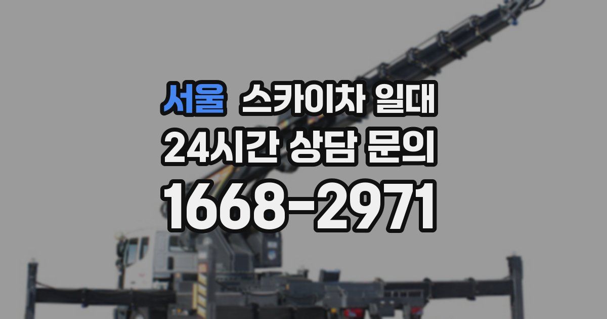 서울 스카이차 일대