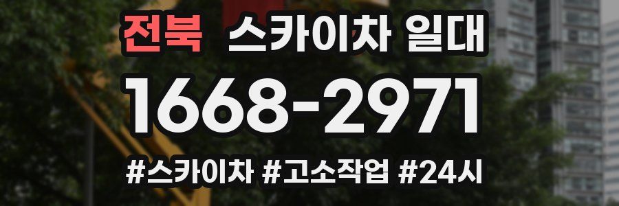 전북 스카이차 일대