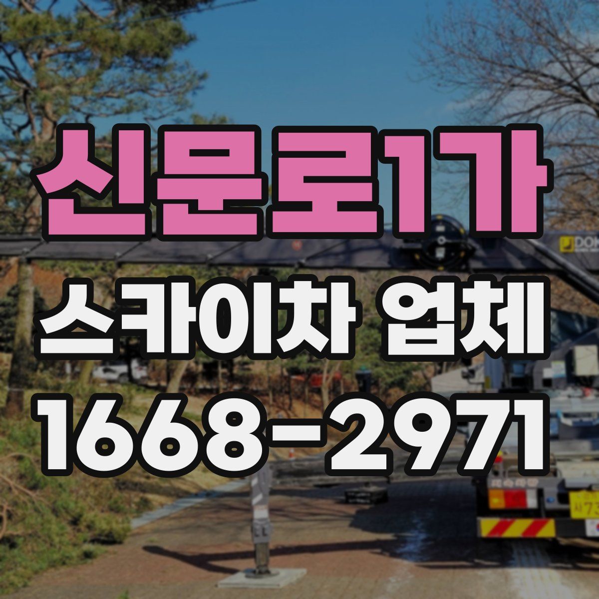 신문로1가 스카이차 업체