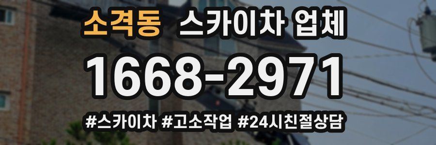 소격동 스카이차 업체