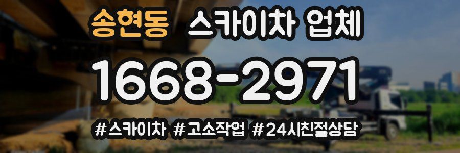 송현동 스카이차 업체