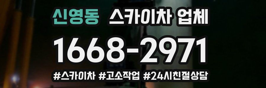 신영동 스카이차 업체
