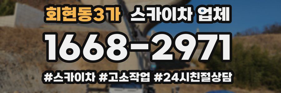 회현동3가 스카이차 업체