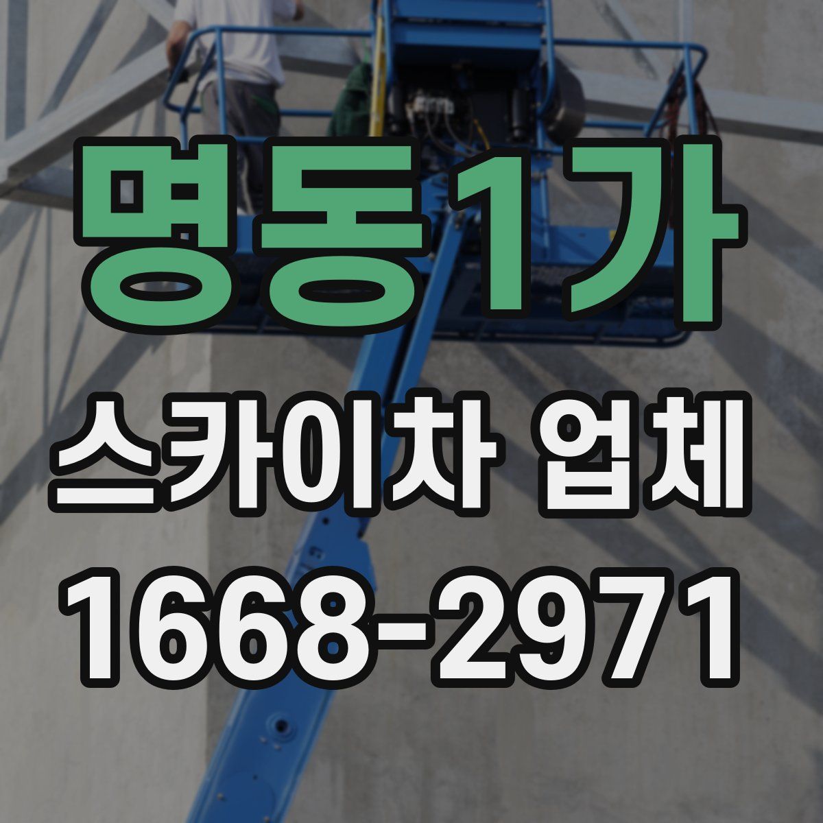 명동1가 스카이차 업체