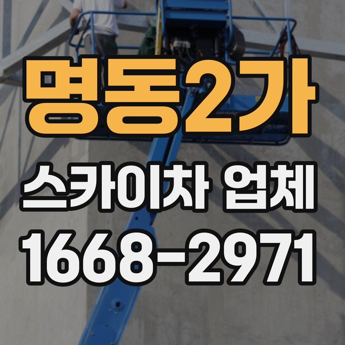 명동2가 스카이차 업체