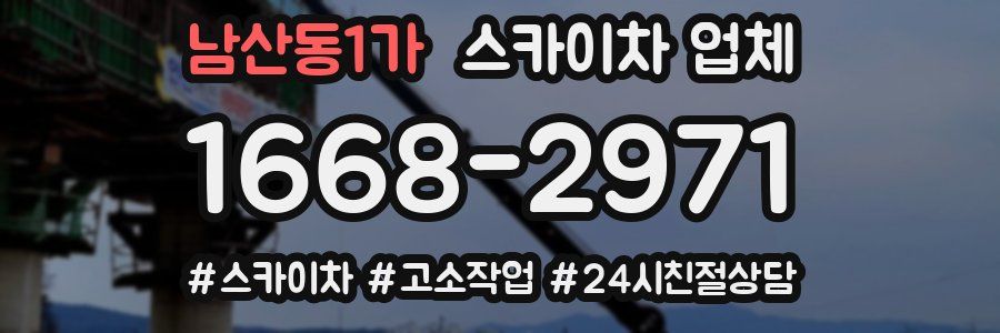 남산동1가 스카이차 업체