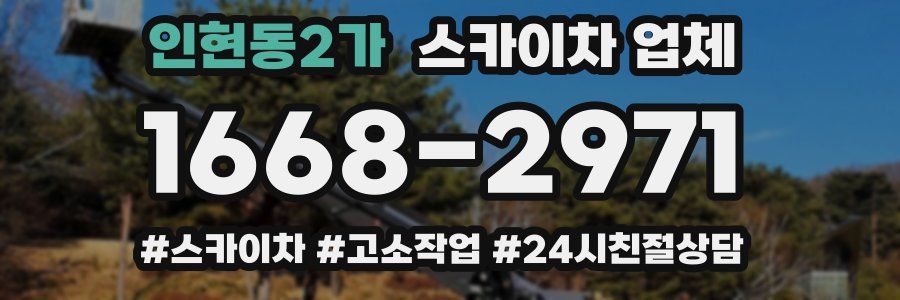 인현동2가 스카이차 업체