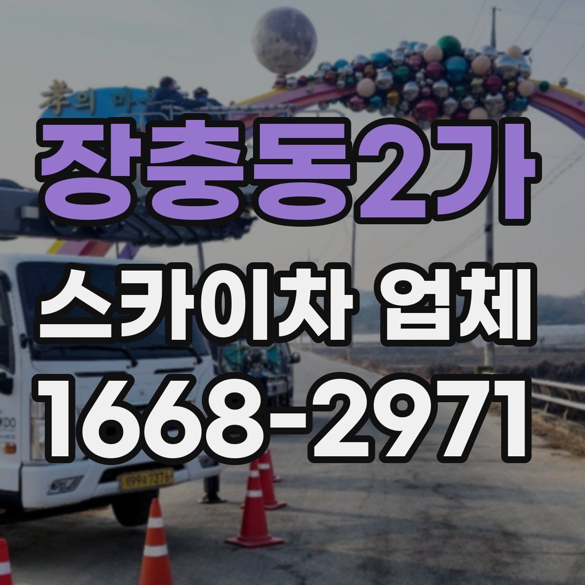 장충동2가 스카이차 업체