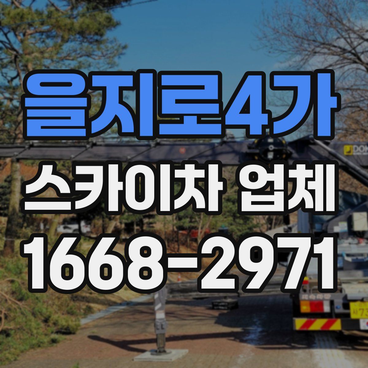 을지로4가 스카이차 업체