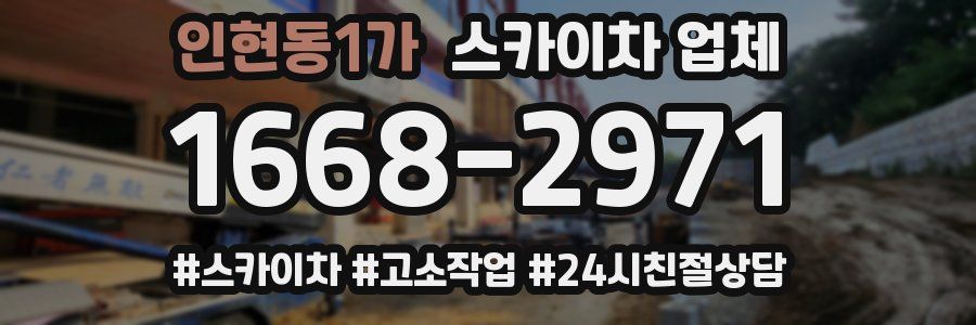 인현동1가 스카이차 업체