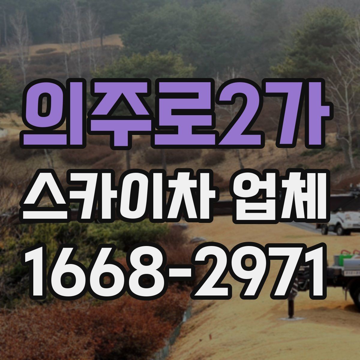 의주로2가 스카이차 업체 견적이 달라지는 조건 정리