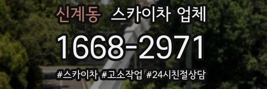 신계동 스카이차 업체