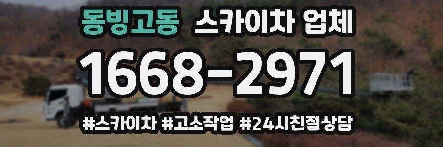 동빙고동 스카이차 업체