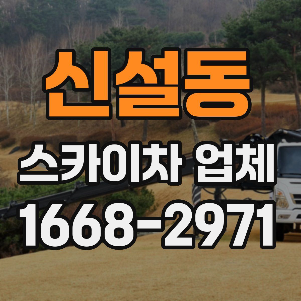신설동 스카이차 업체