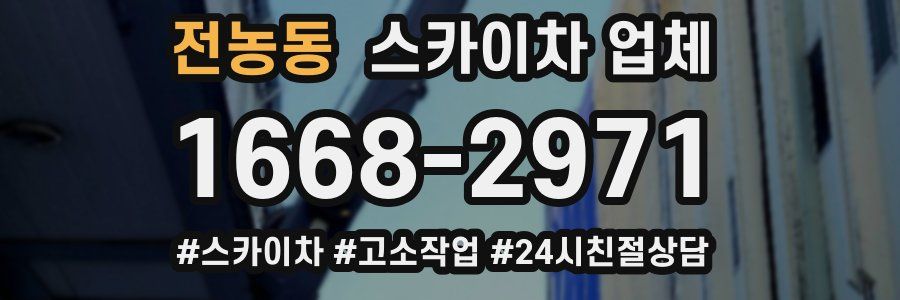 전농동 스카이차 업체