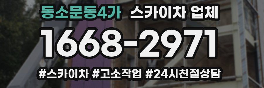 동소문동4가 스카이차 업체