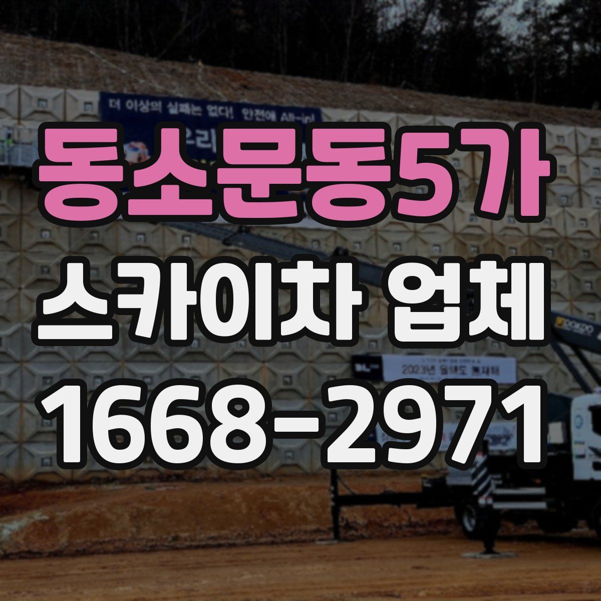 동소문동5가 스카이차 업체