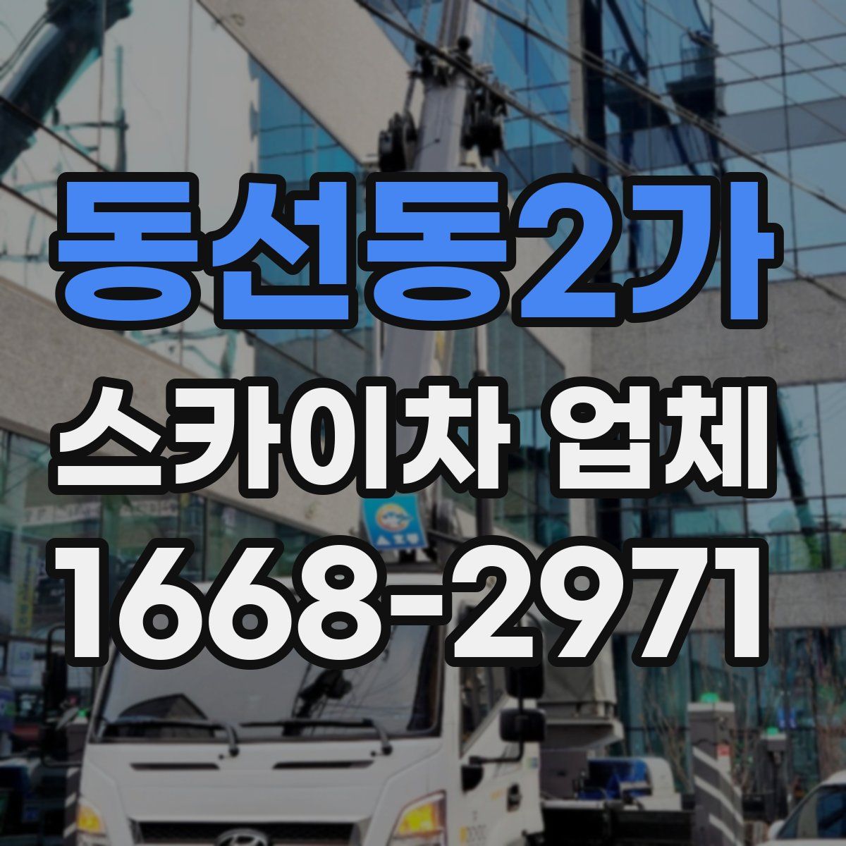 동선동2가 스카이차 업체